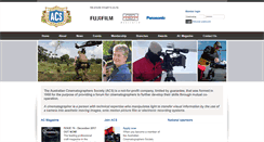 Desktop Screenshot of cinematographer.org.au
